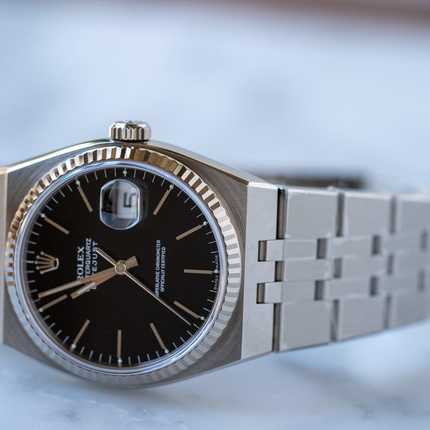 ROLEX OysterQuartz Datejust 17014 Black | ARBITRO