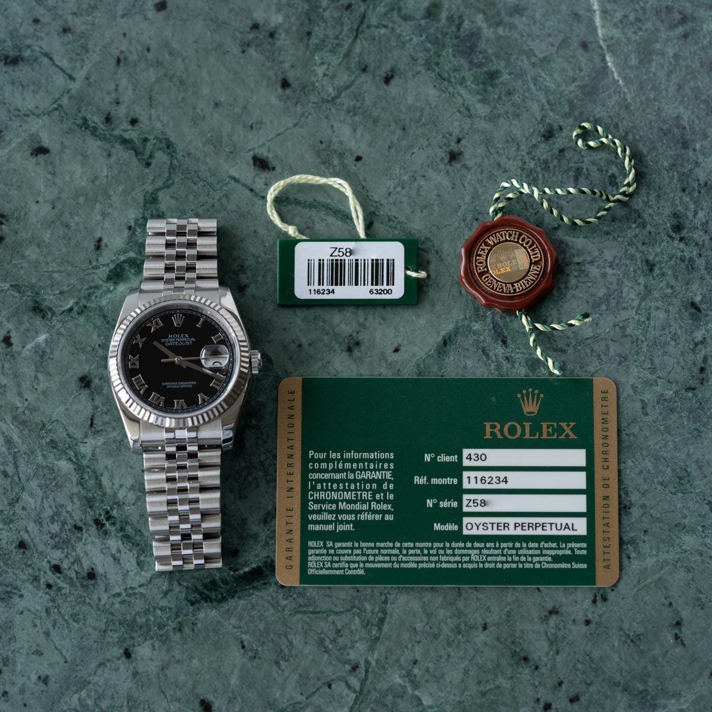 ROLEX Oyster Perpetual Datejust 116234 Black - Arbitro