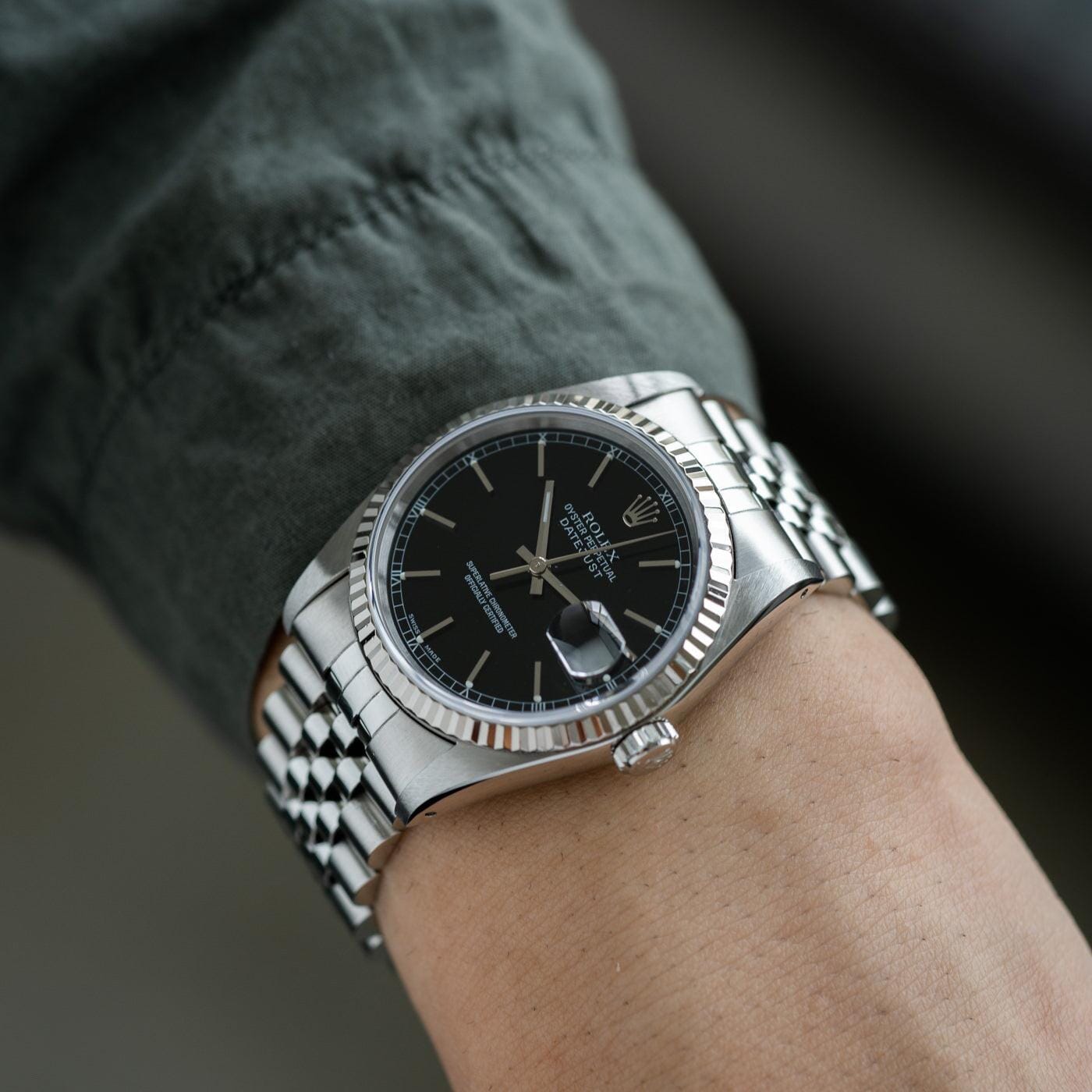 ROLEX Oyster Perpetual Datejust 16234 Black - Arbitro