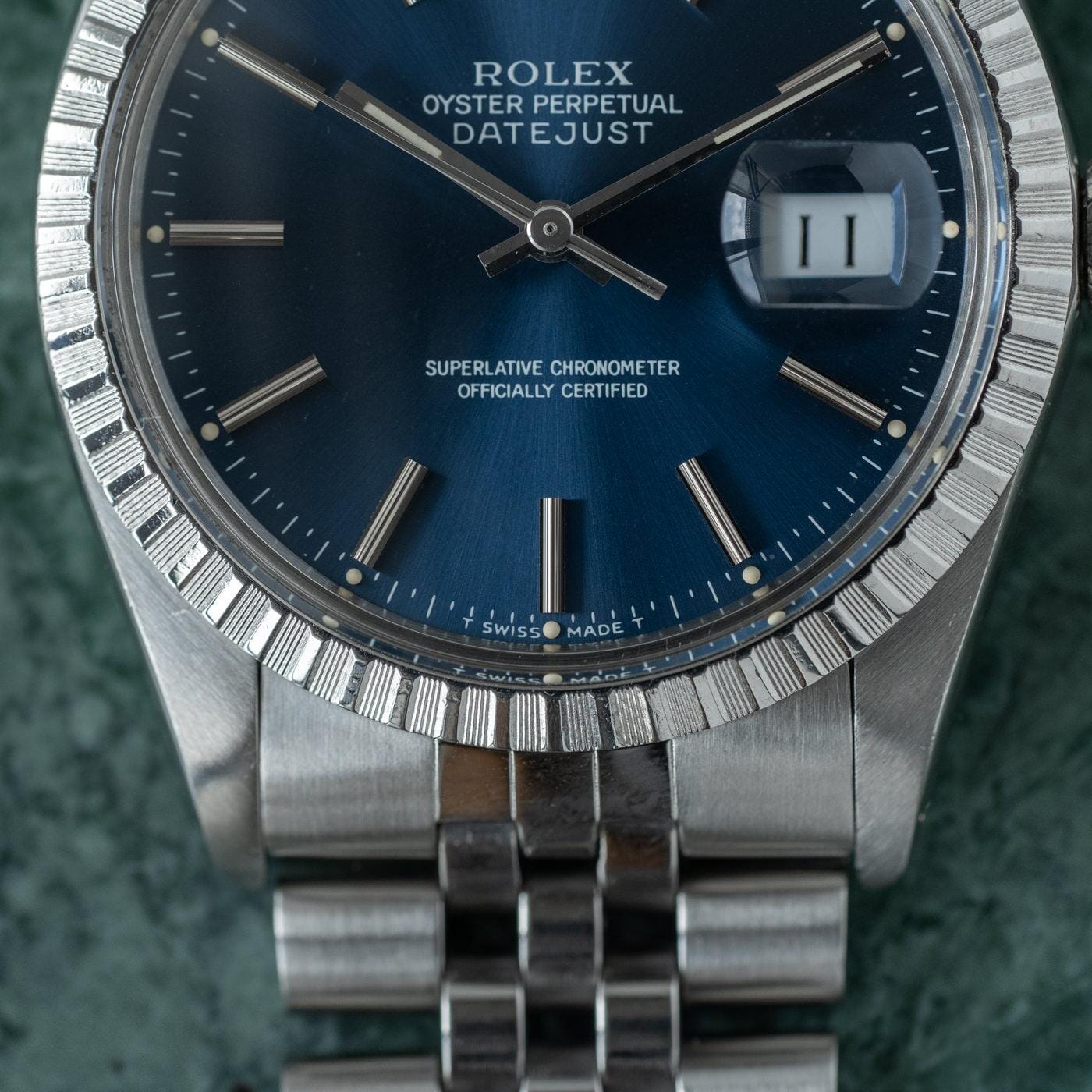 ROLEX Oyster Perpetual Datejust 16030 Blue 1980s - Arbitro