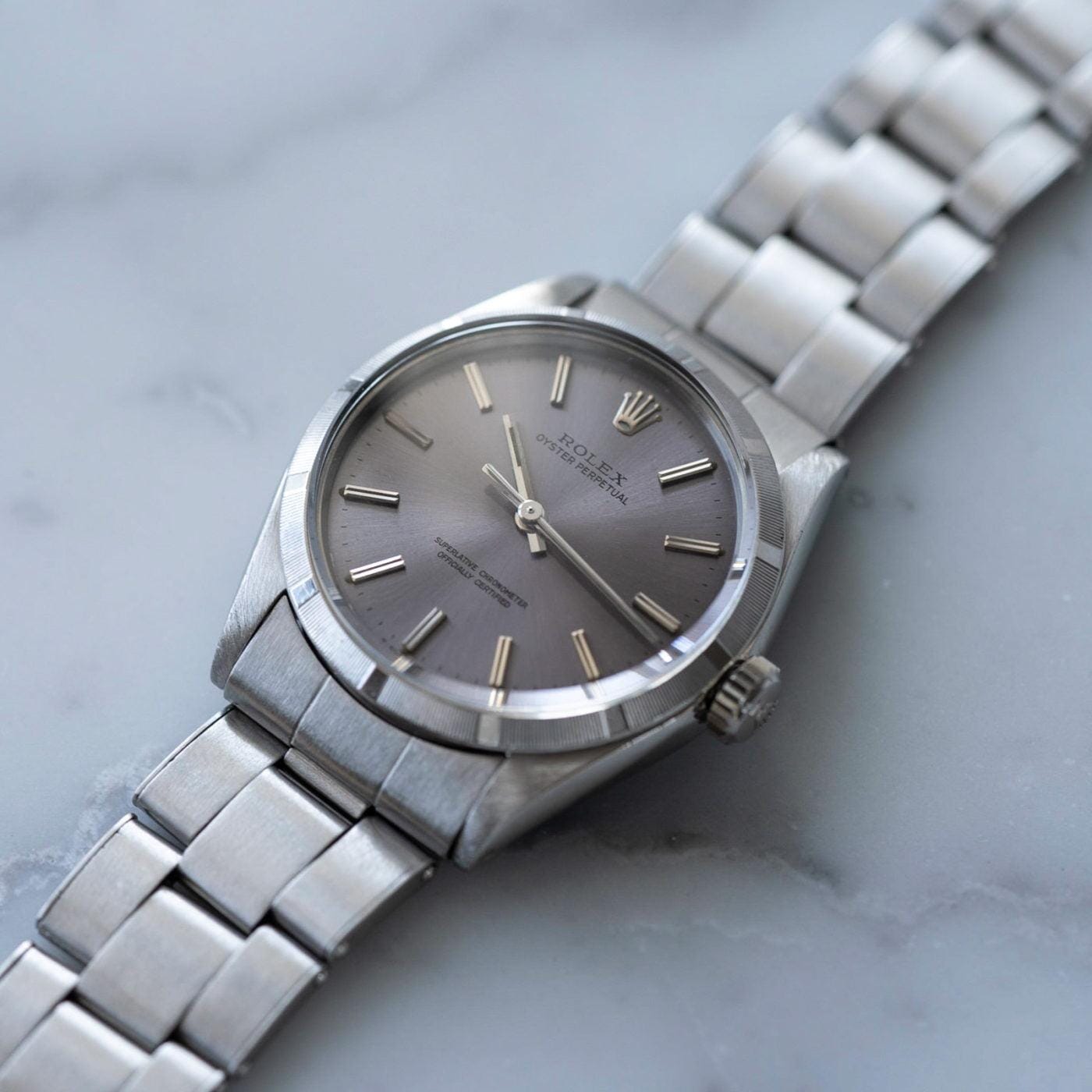 ROLEX Oyster Perpetual 1003 Grey Dial 1960s - Arbitro