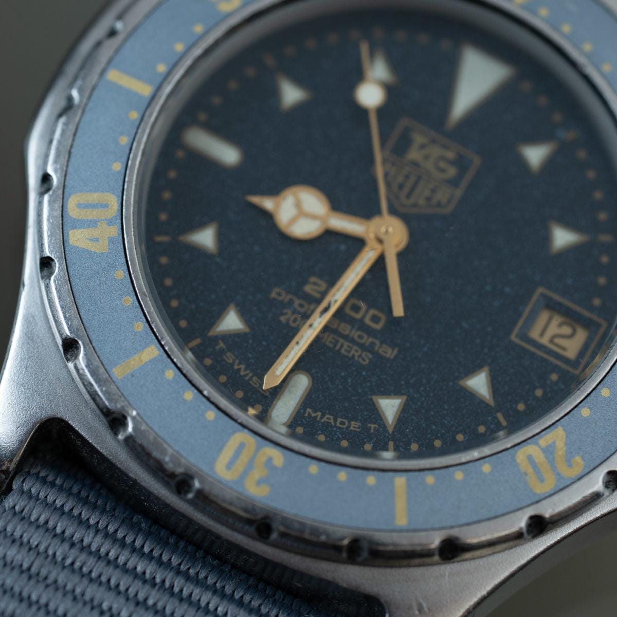 TAG HEUER Diver 972.606 Moon Dust Dial 1980s - Arbitro