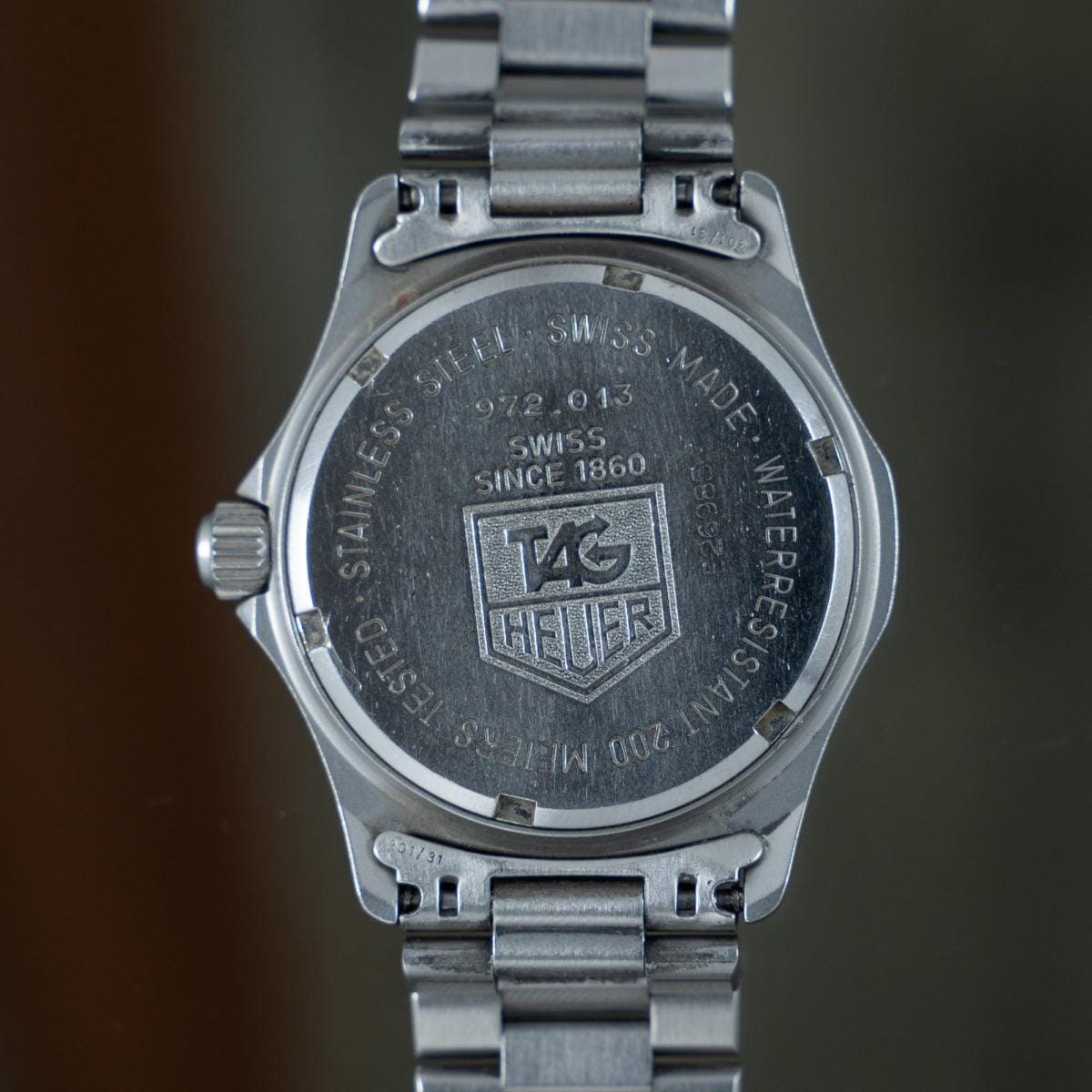 TAG HEUER Diver 972.013 Grey Dial 1980s - Arbitro