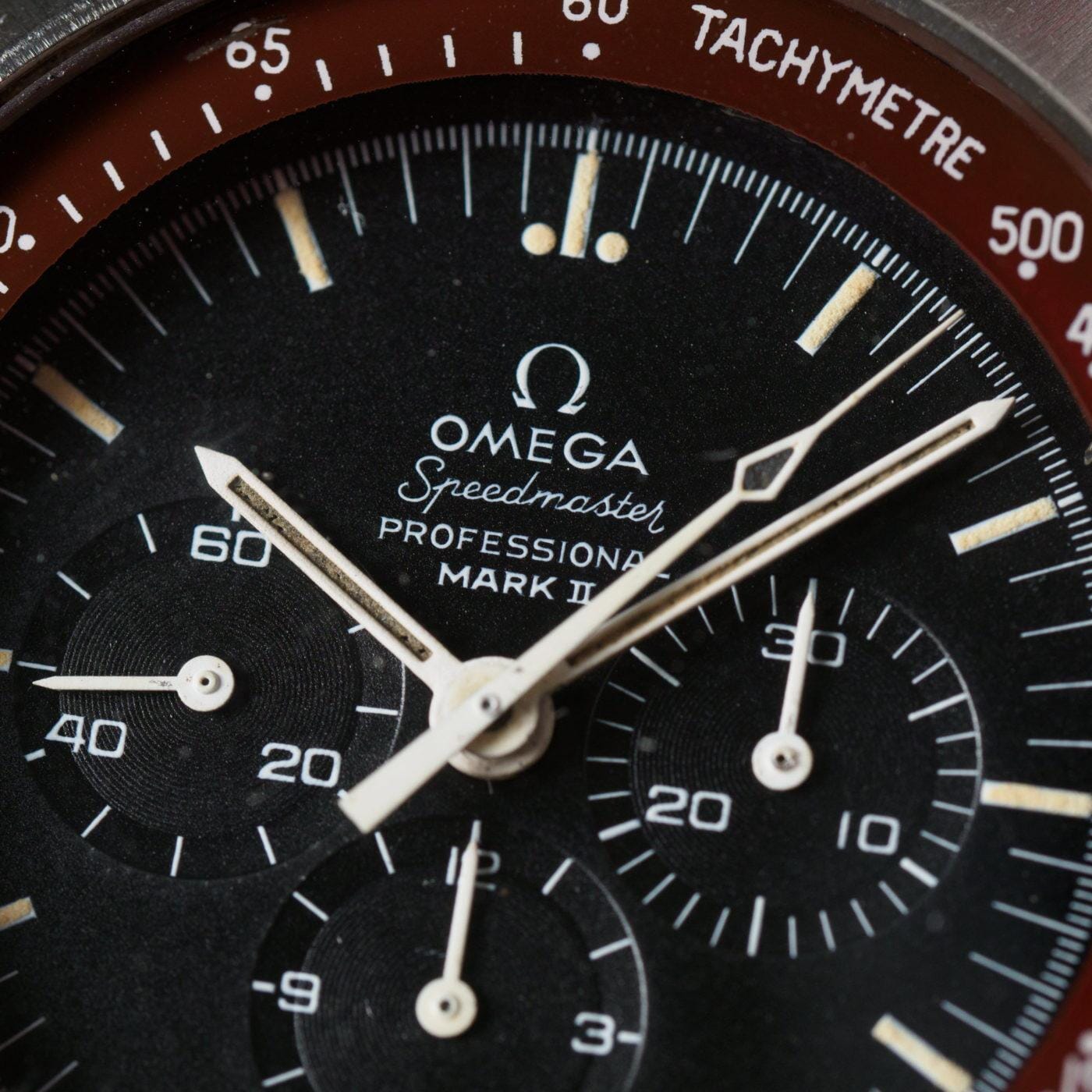 OMEGA Speedmaster Mark II 145.014 Bordeaux Tachy - Arbitro