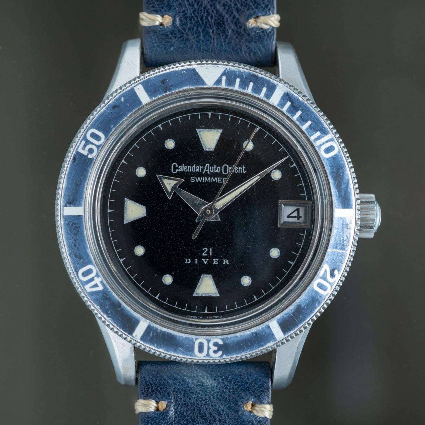 ORIENT Calendar Auto Diver Ghost Bezel 1960s - Arbitro