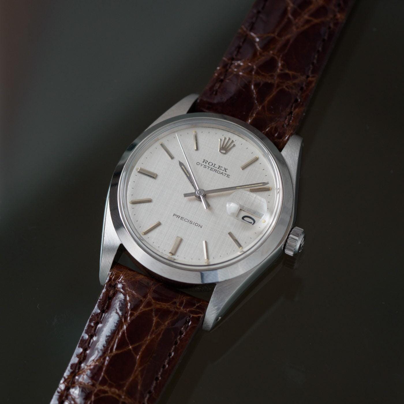 ROLEX Oyster Precision 6694 Linen Dial 1970s - Arbitro