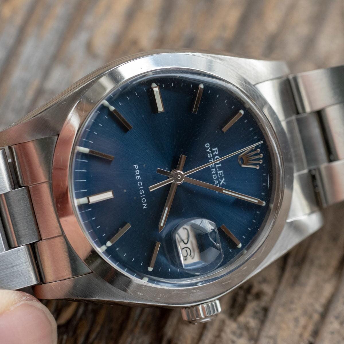 ROLEX Oysterdate Precision 6694 Blue Dial - Arbitro