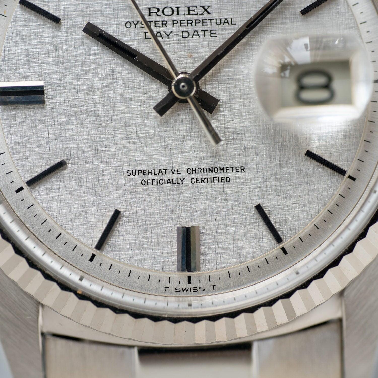 ROLEX Day-Date 1803 WG Linen Dial - Arbitro